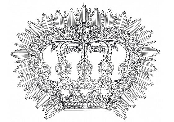 El diseño de la nueva corona.