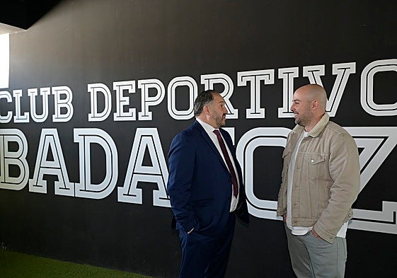 Javier Peña y Luis Oliver Sierra en el Nuevo Vivero.