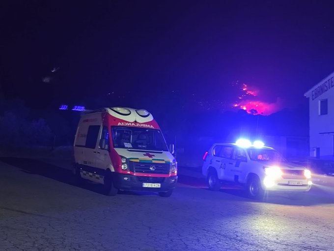 Cruz Roja forma parte del dispositivo de emergencia. 