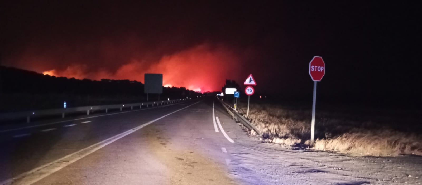 El incendio de Jarilla, en imágenes