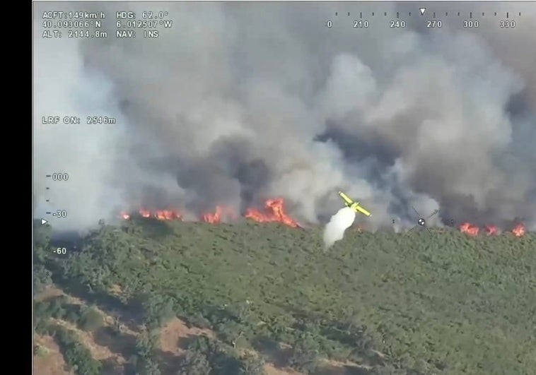 El incendio de Jarilla ha calcinado ya más de 4.600 hectáreas