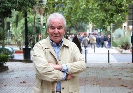 José María Saponi en el Paseo de Cánovas en una imagen de 2013.