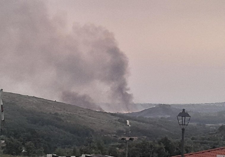 El Infoex declara el nivel 1 por un fuego en Cuacos de Yuste