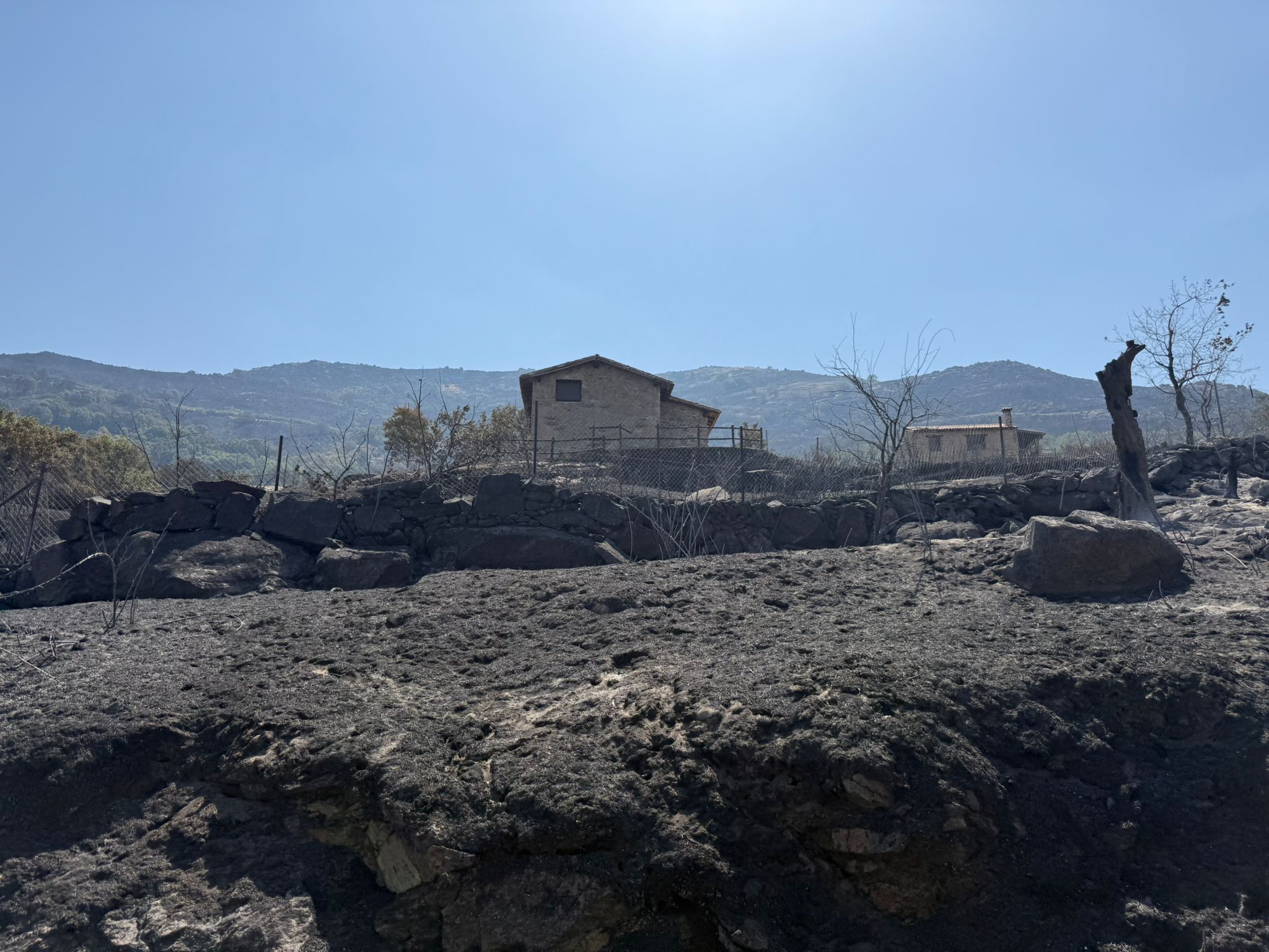 Así ha quedado la comarca de Trasierra tras el incendio de Jarilla