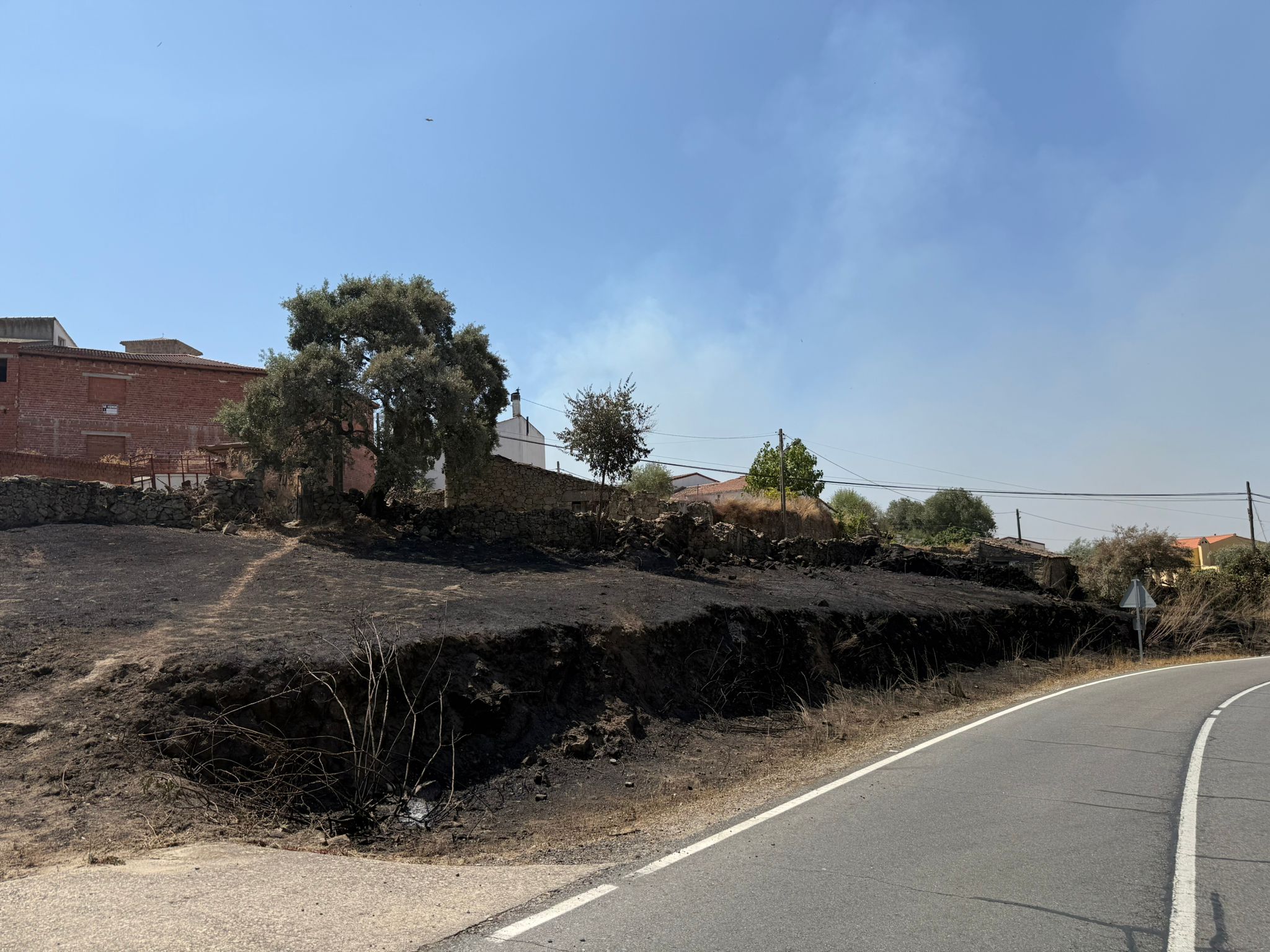 Así ha quedado la comarca de Trasierra tras el incendio de Jarilla