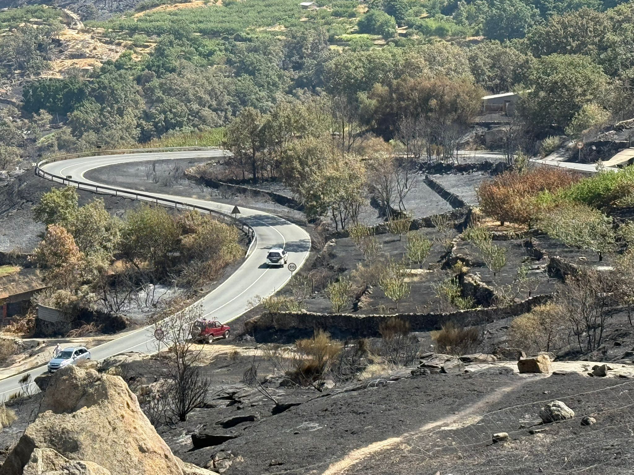Así ha quedado la comarca de Trasierra tras el incendio de Jarilla