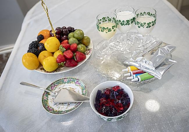 Ingredientes listos para la receta de Paloma Morcillo.