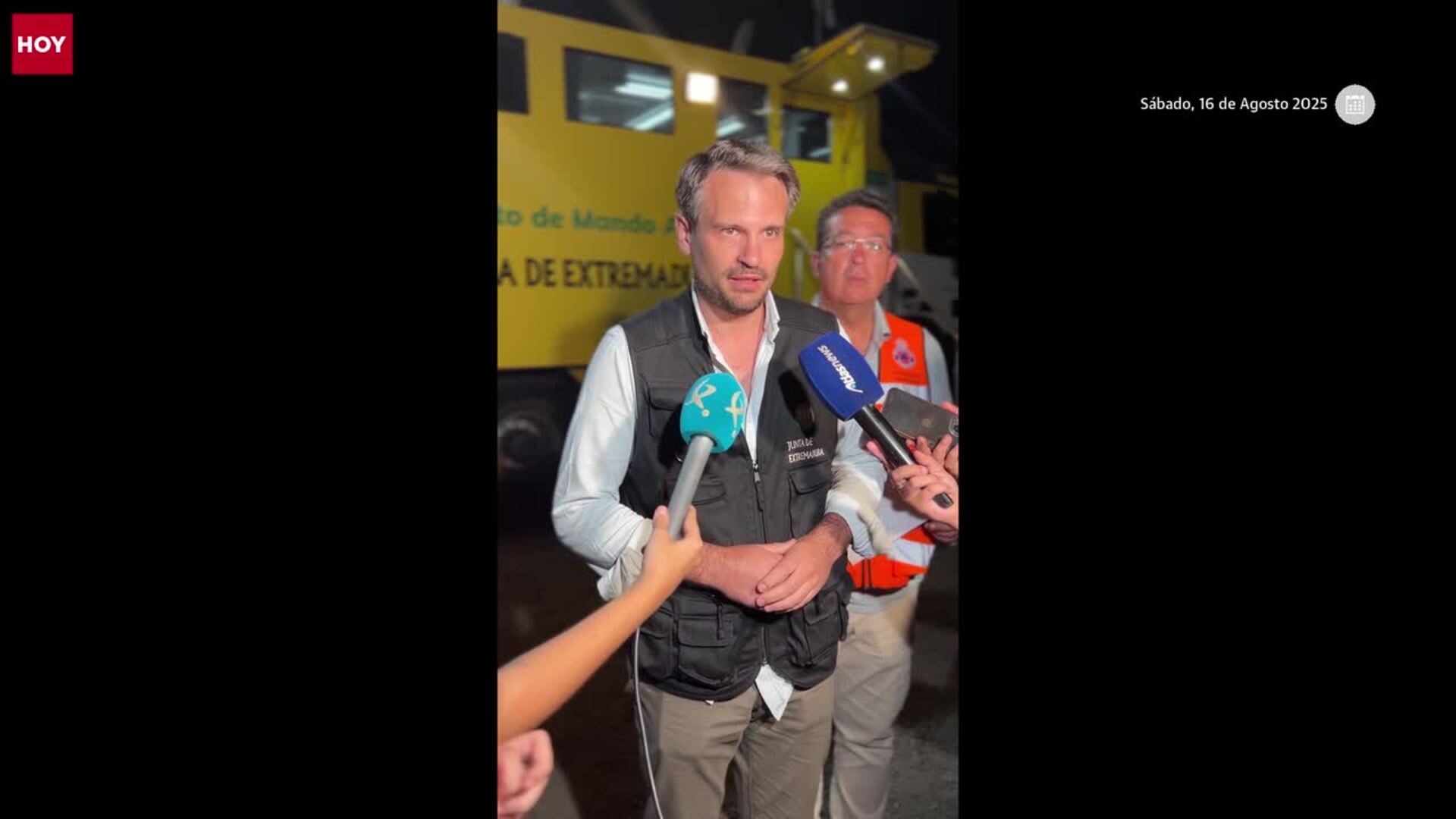 Abel Bautista: "El incendio de Jarilla está totalmente descontrolado"