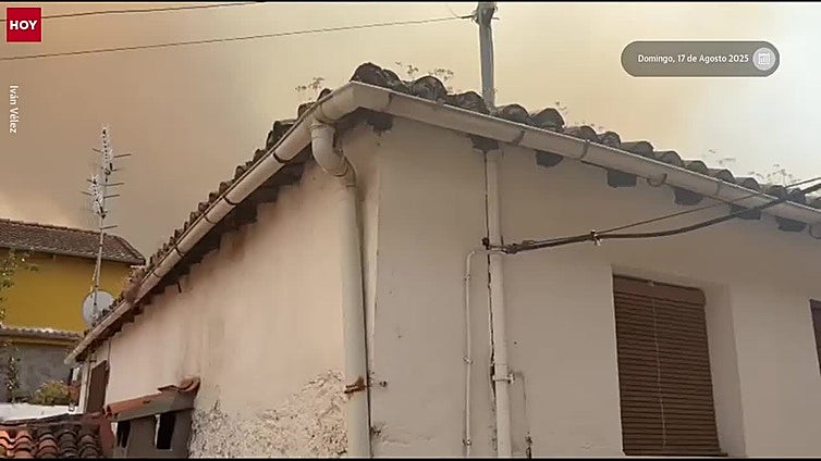 Comienza la evacuación de zonas periurbanas de Hervás