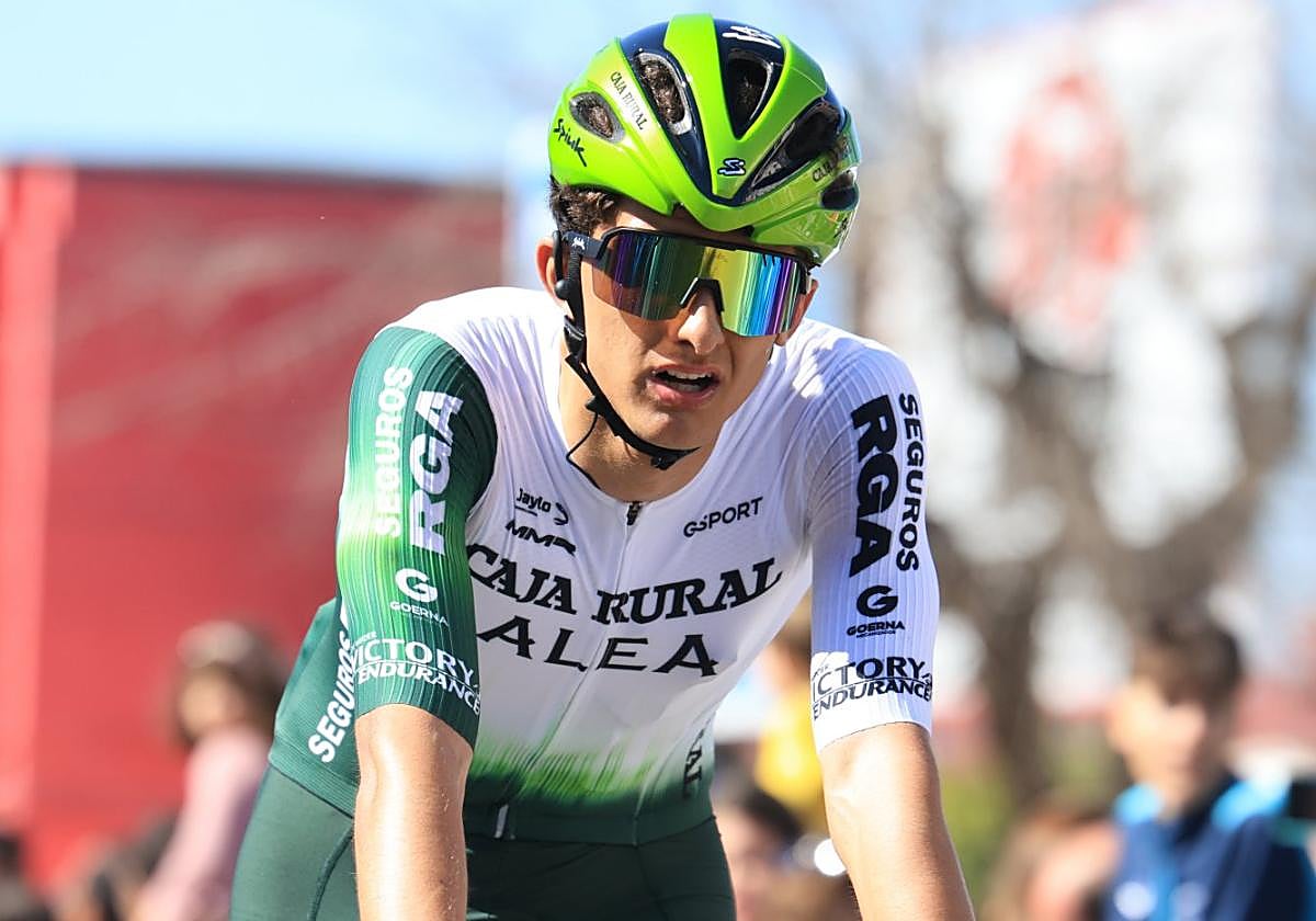 Pablo Lospitao, con el filial del Caja Rural.