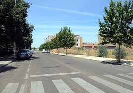 Calle Arenal de Pancaliente, donde en otras ocasiones se pusieron los puestos ambulantes para la Feria.