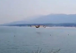 Restricciones en el embalse de Gabriel y Galán por las labores de extinción del incendio de Jarilla