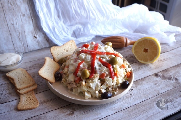 Ensaladilla rusa sin patata