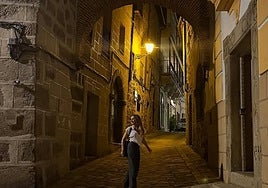 Una de las fotos que Berta Collado ha compartido en sus redes sociales de su visita a Extremadura.