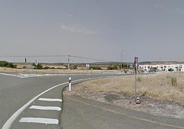 Rotonda en la que se ha producido el atropello.