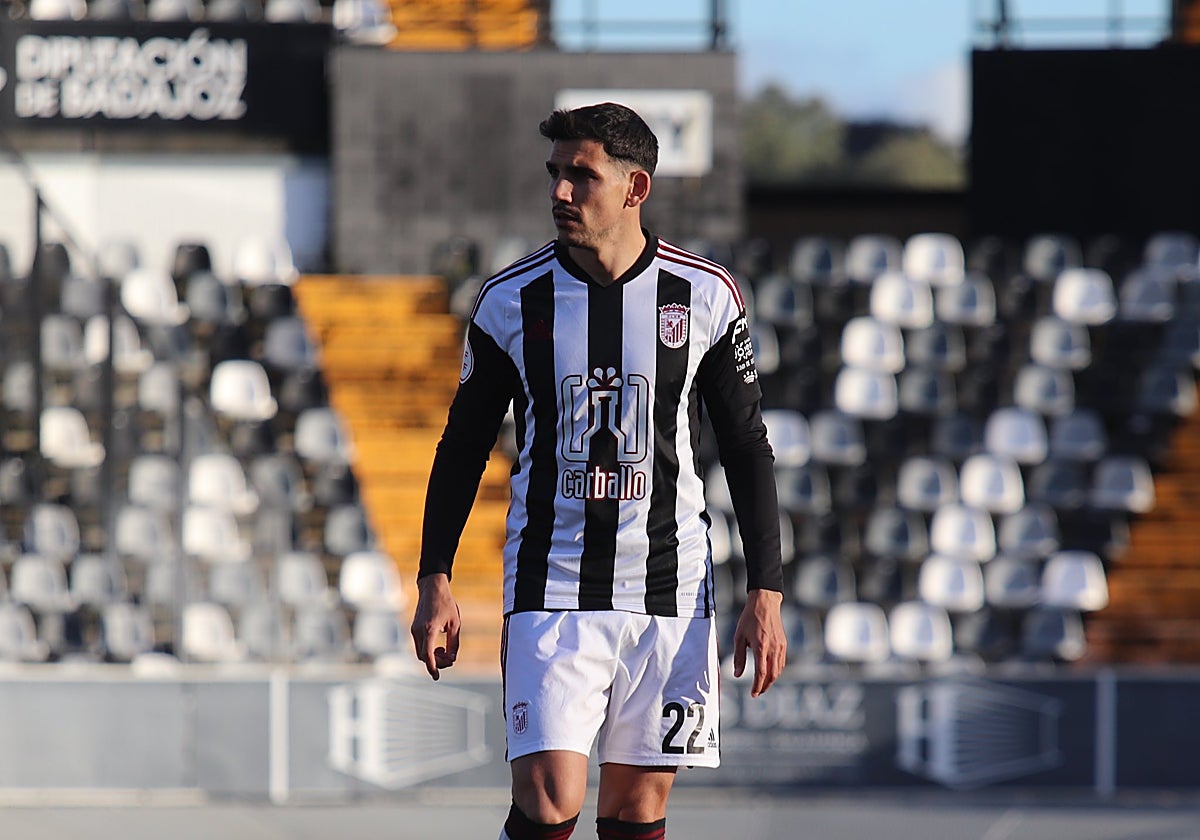 David Grande durante un partio en el Nuevo Vivero.