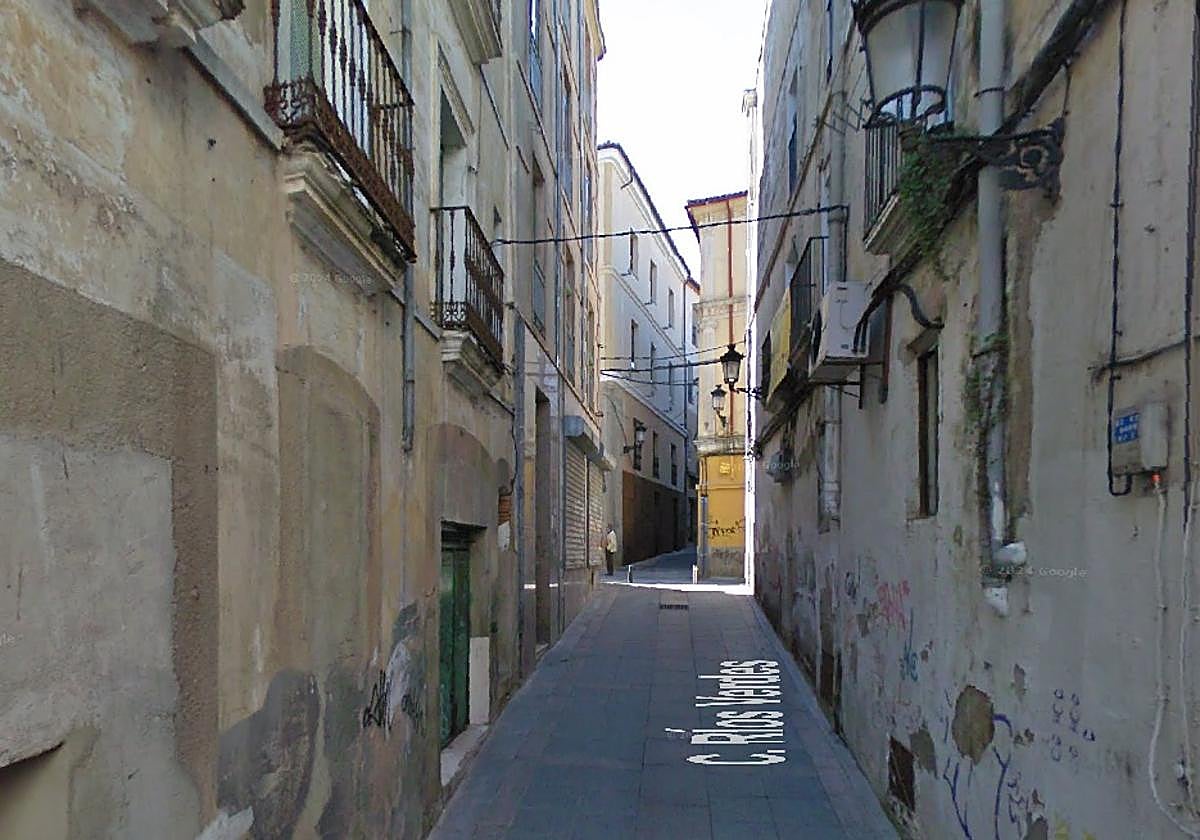 Calle Ríos Verdes de la capital cacereña.