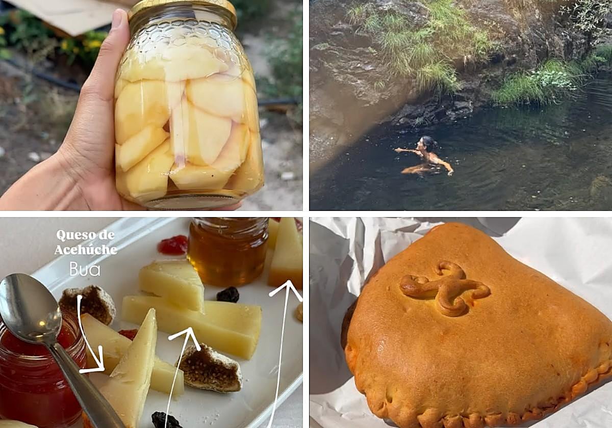 Algunas de las imágenes que ha compartido María Lo en su perfil de Instagram