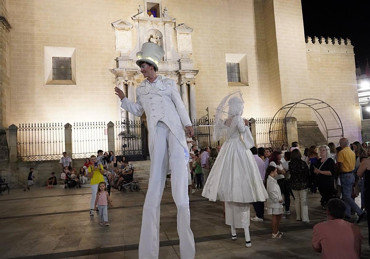 Uno de los espectáculos de la Noche en Blanco en años anteriores.