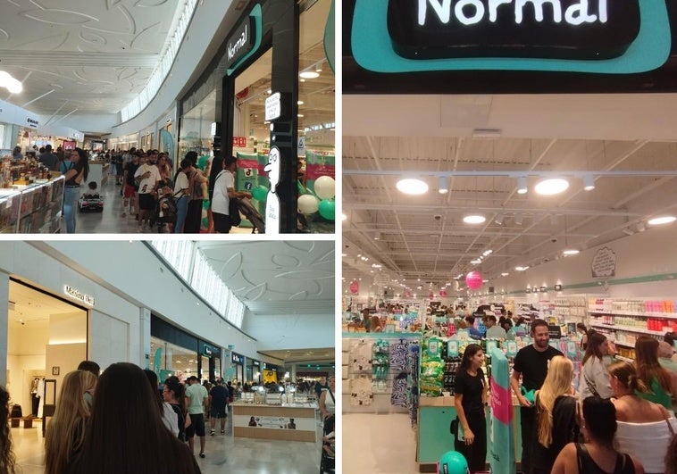 La primera tienda Normal llega a Badajoz y provoca largas colas en El Faro
