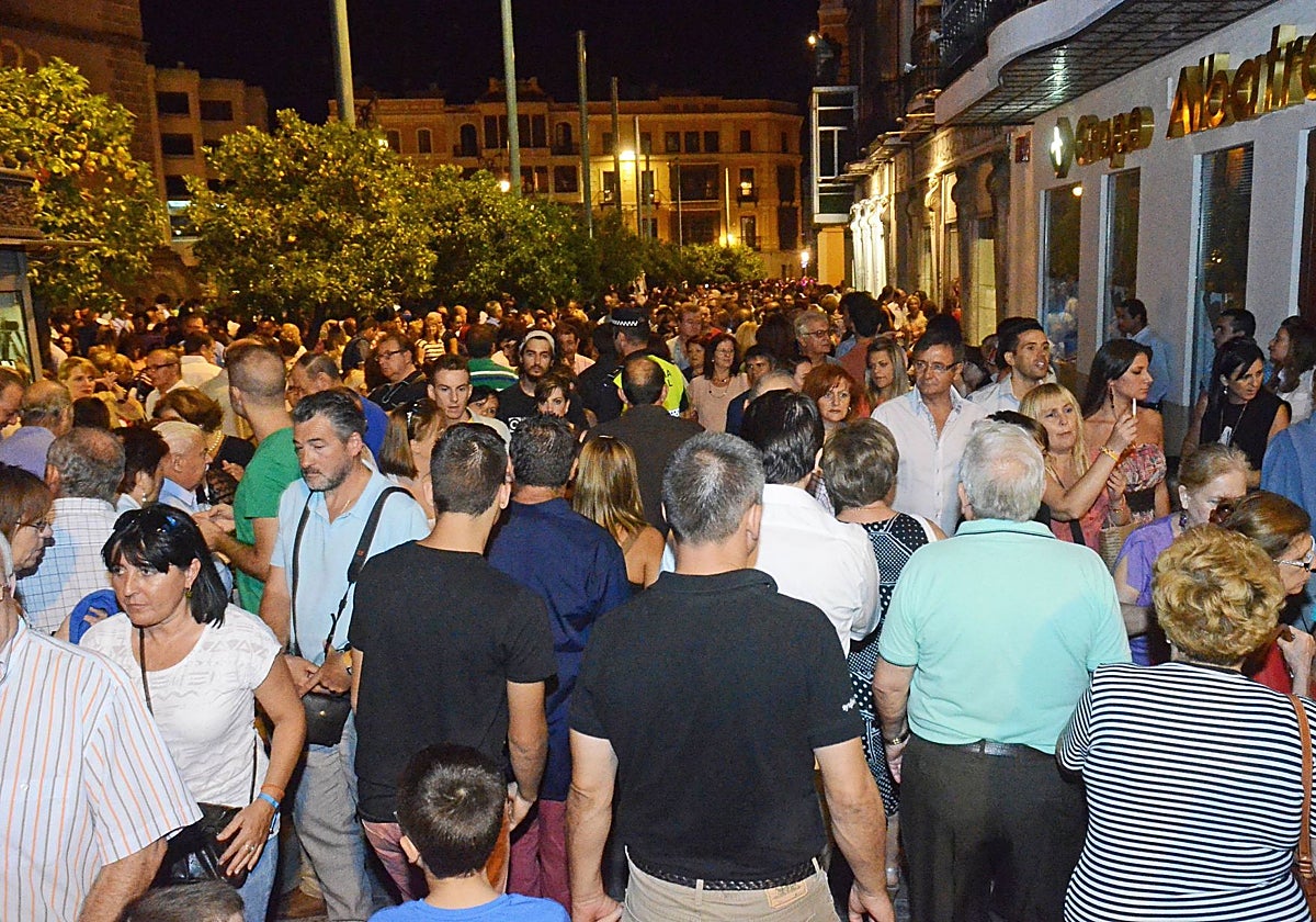 Fluencia de público en La Noche en Blanco.