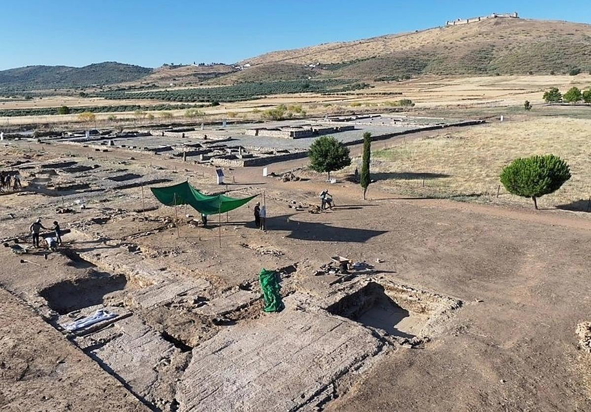 Excavaciones este verano en el yacimiento romano de Casas de Reina.