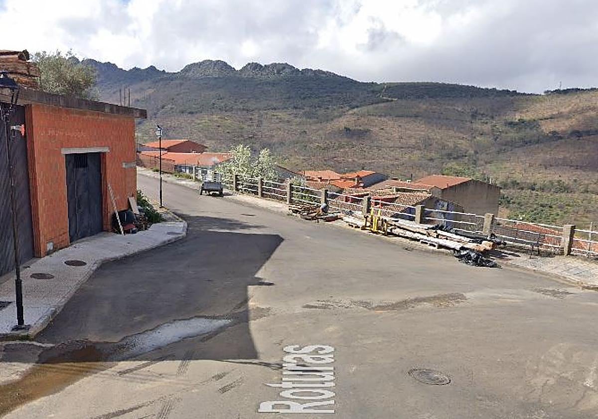 Lugar del siniestro, la calle Roturas de Navezuelas.