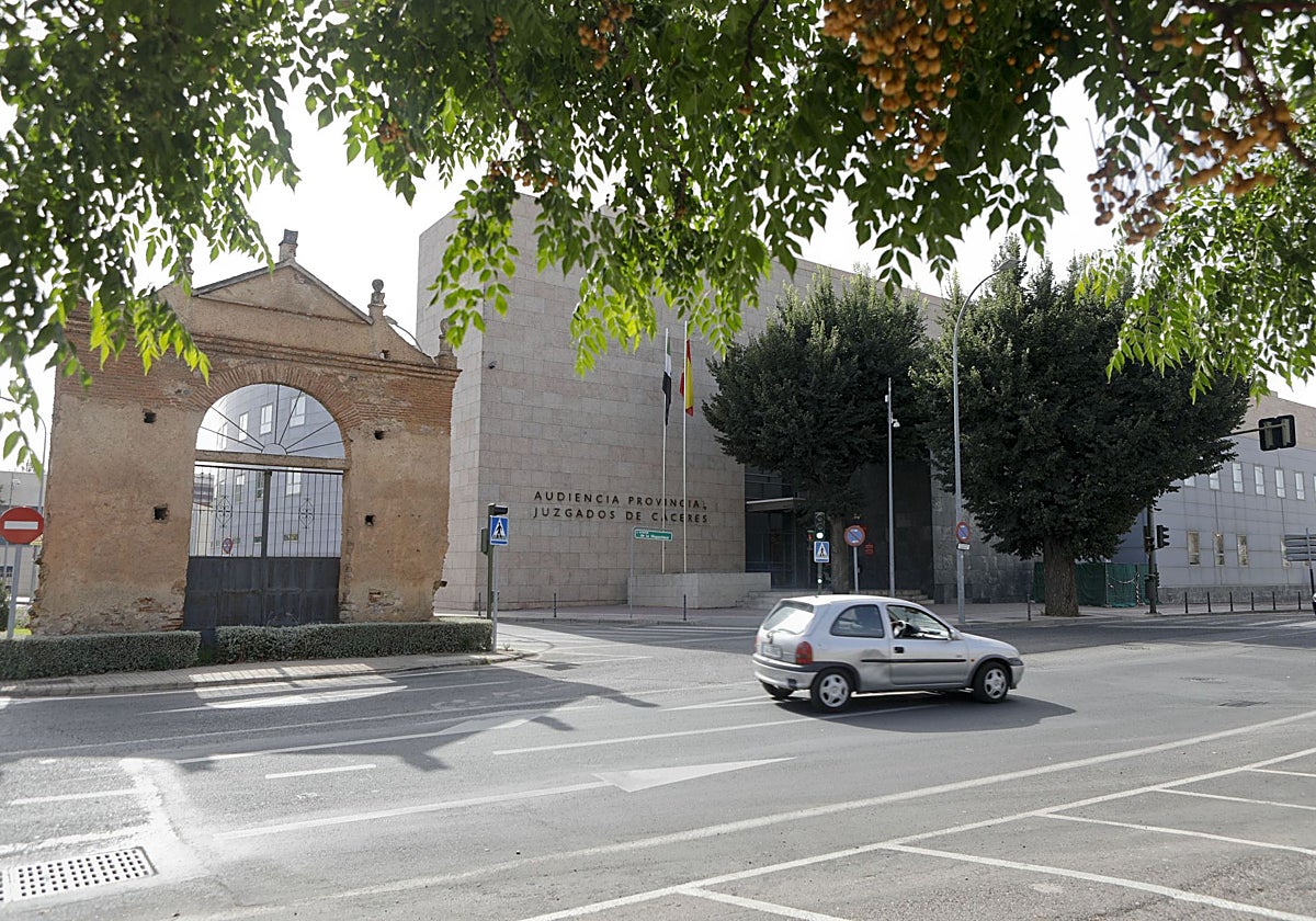 Imagen de archivo de la Audiencia Provincial de Cáceres.