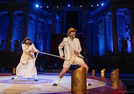 Representación de Los hermanos, última obra de la presente edición