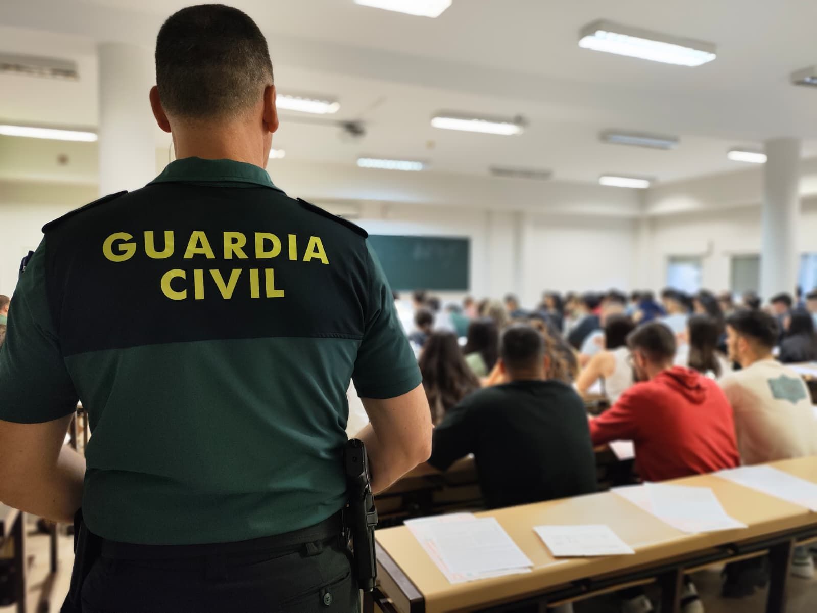 Primera fase de acceso a la escala de cabos y guardias de la Guardia Civil en la sede de Cáceres