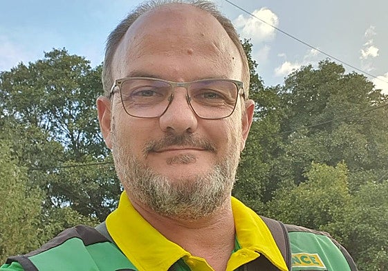 El vendedor Anastasio Gracia Calamonte.