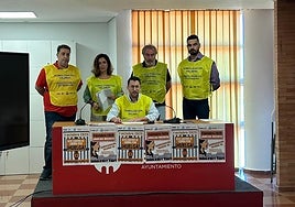 Representantes de los cinco sindicatos docentes.