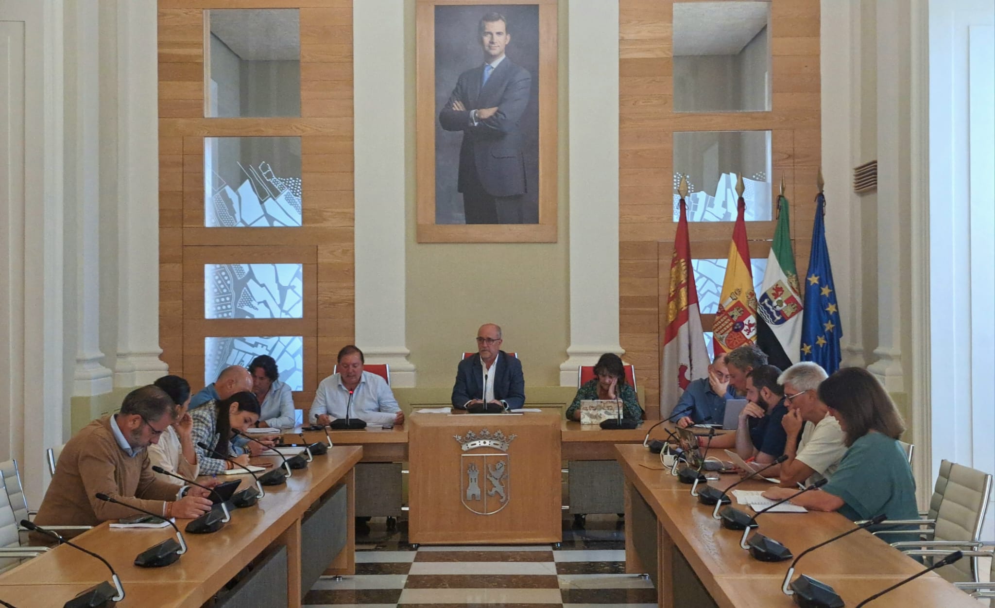 Comisión de Urbanismo celebrada en el Ayuntamiento de Cáceres este jueves.