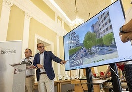 Imagen de archivo de la presentación del proyecto de reforma de la avenida Virgen de la Montaña.