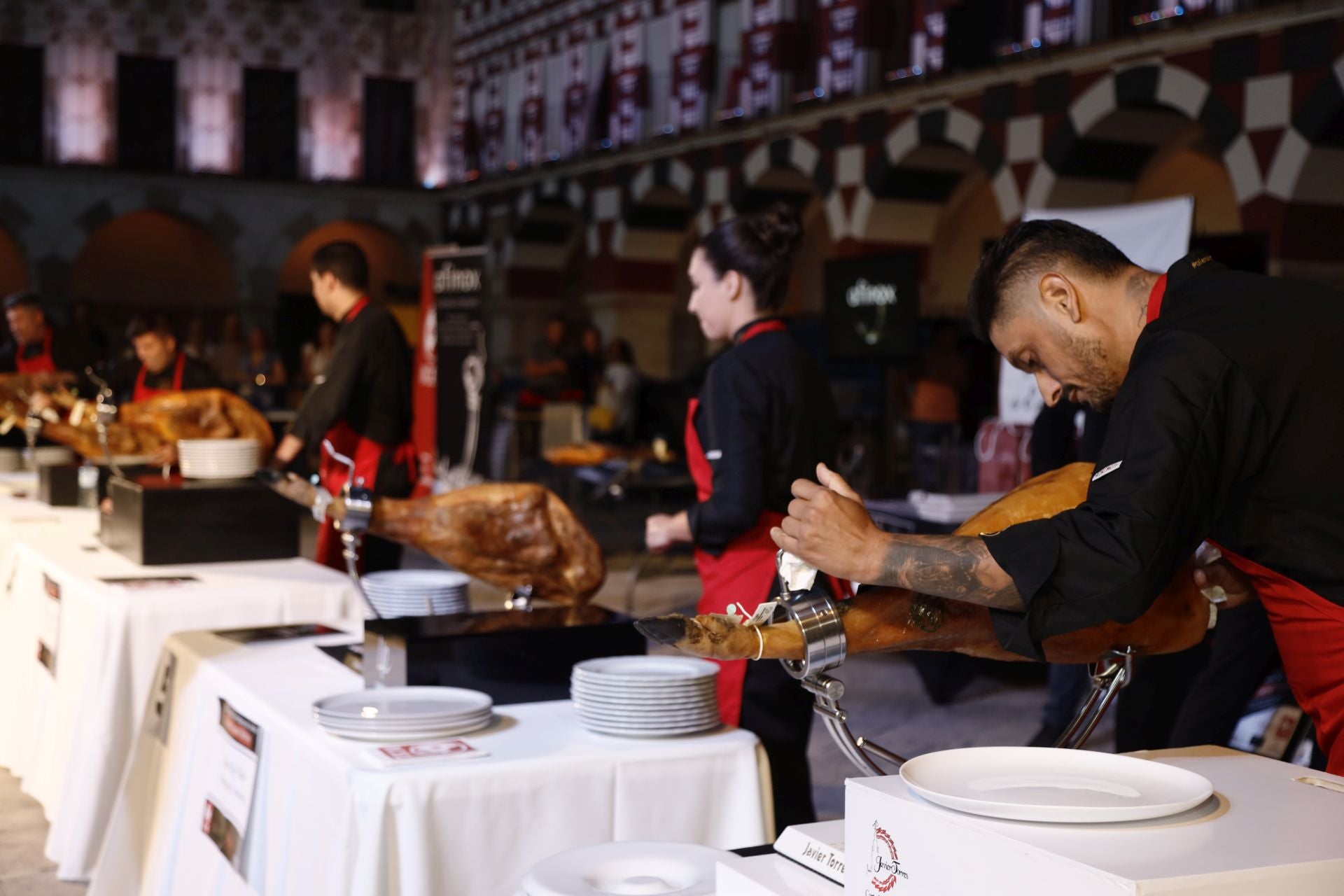 El concurso de cortadores de Badajoz, en imágenes