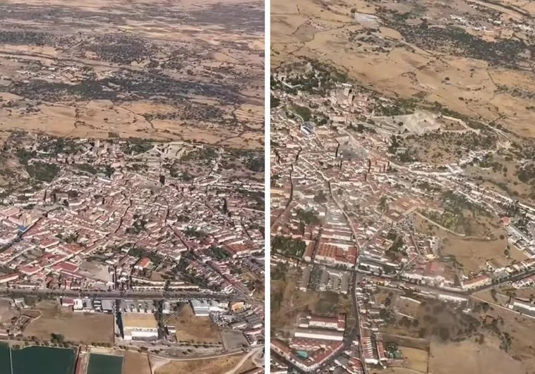 Trujillo como nunca lo habías visto: el vídeo aéreo de un piloto de la Armada Española
