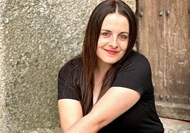 Trinidad Rivas, en San Martín de Trevejo hace una semana.