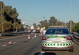 Inicio de las obras este lunes en la entrada a Badajoz desde Portugal.