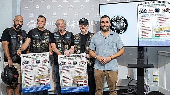 Mérida celebra este fin de semana una concentración mototurística con actividades y rutas por monumentos