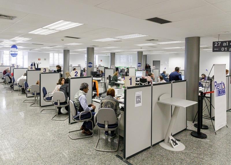 Oficina de la Agencia Tributaria.