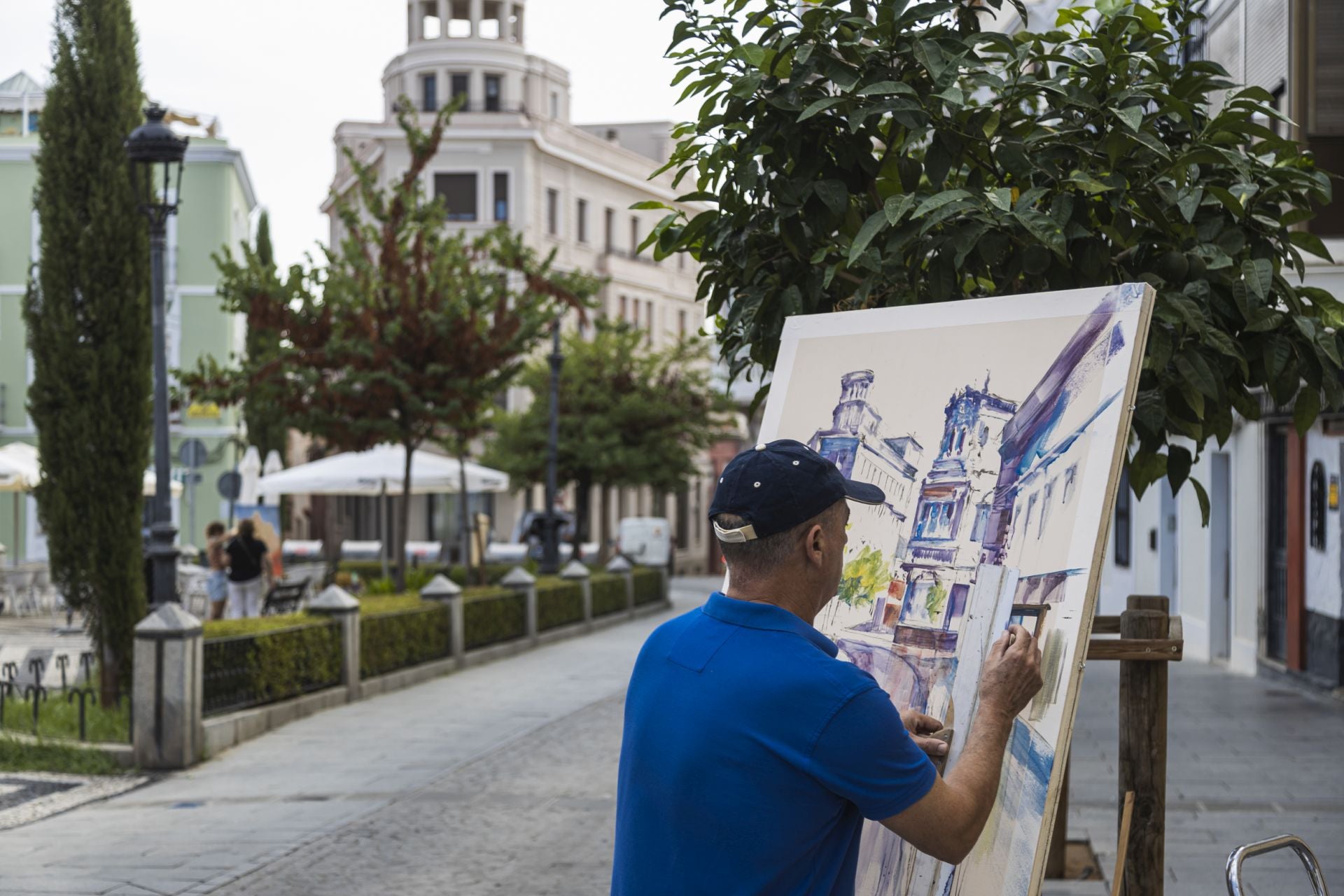 Así son los cuadros de la 26 edición del concurso al aire libre de Badajoz