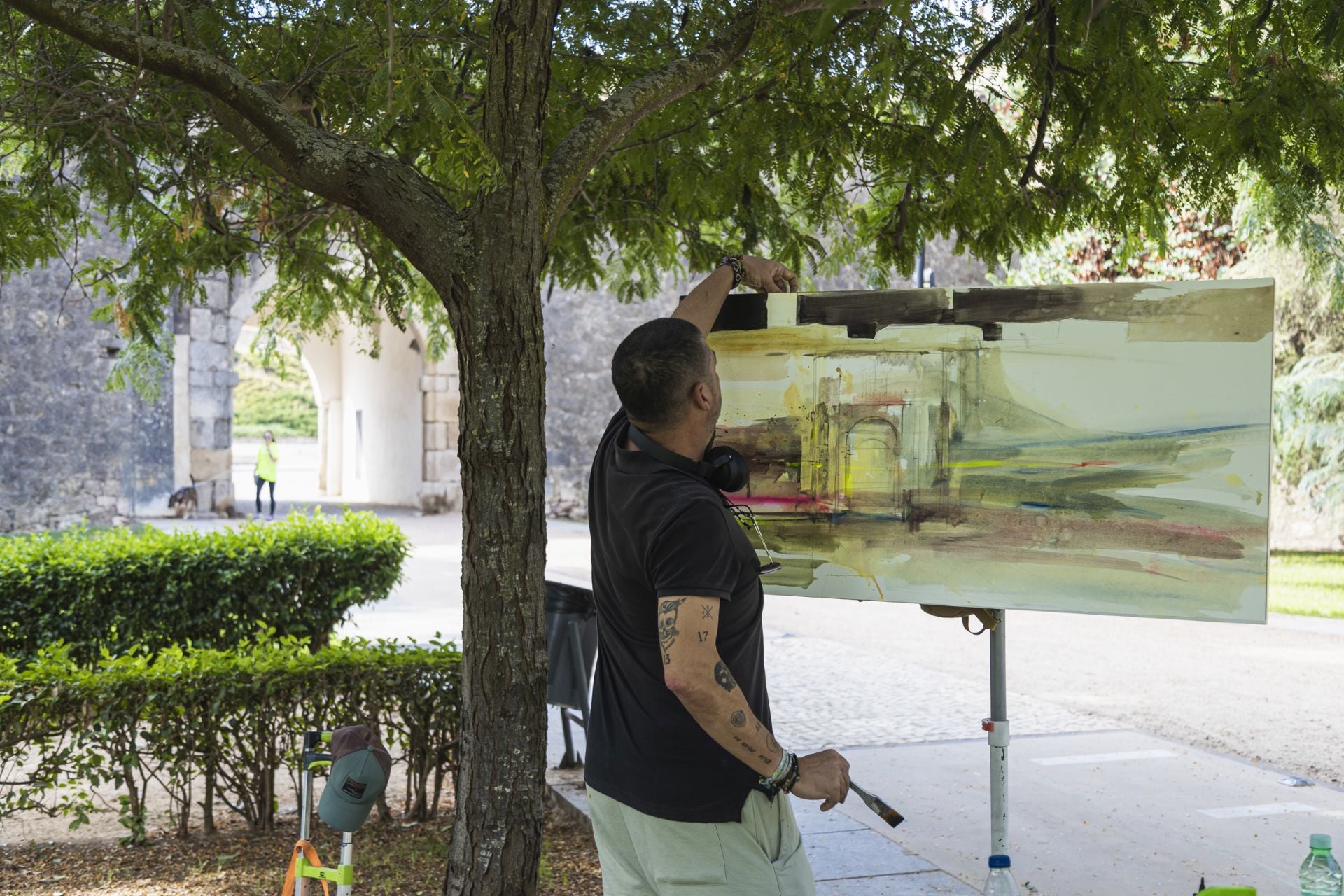 Así son los cuadros de la 26 edición del concurso al aire libre de Badajoz