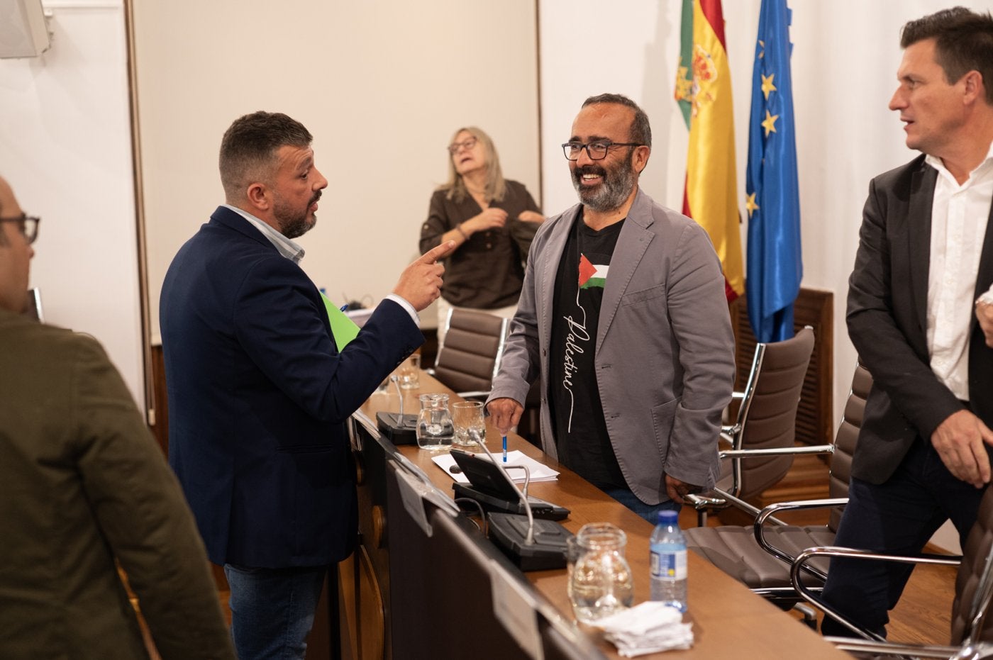 Pleno de la Diputación de Cáceres este jueves.