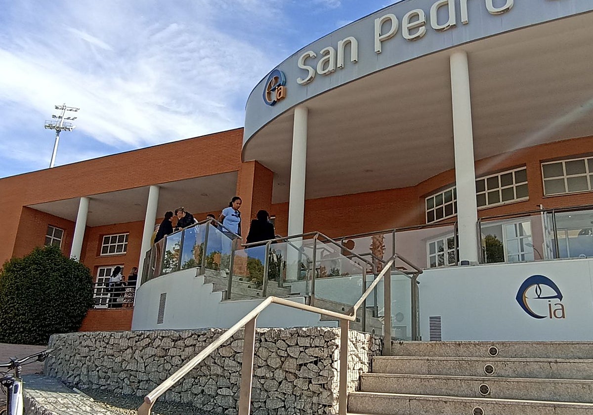 Tanatorio San Pedro de Alcántara, en donde tuvieron lugar las pompas fúnebres de Jonathan Espinoza.