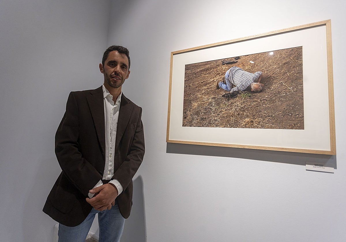 Antonio Veiga logró el premio de fotografía Santiago Castelo con su obra 'Eugenio'.