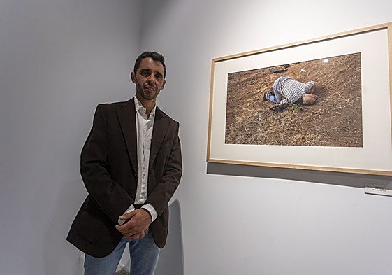 Antonio Veiga logró el premio de fotografía Santiago Castelo con su obra 'Eugenio'.