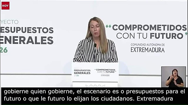 Guardiola afirma que convocará elecciones si no se aprueban los Presupuestos extremeños de 2026