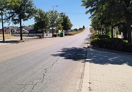 El accidente ha ocurrido en la avenida de Sevilla de Almendralejo, a la altura del restaurante El Paraíso.