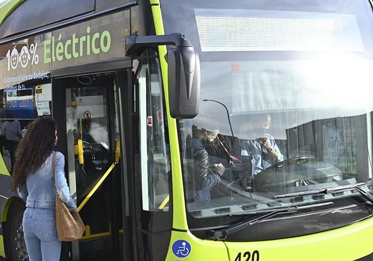 Autobús urbano de Badajoz.