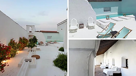 No es Santorini: este idílico rincón está en un pueblo de Extremadura de poco más de mil habitantes